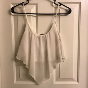 White crop top